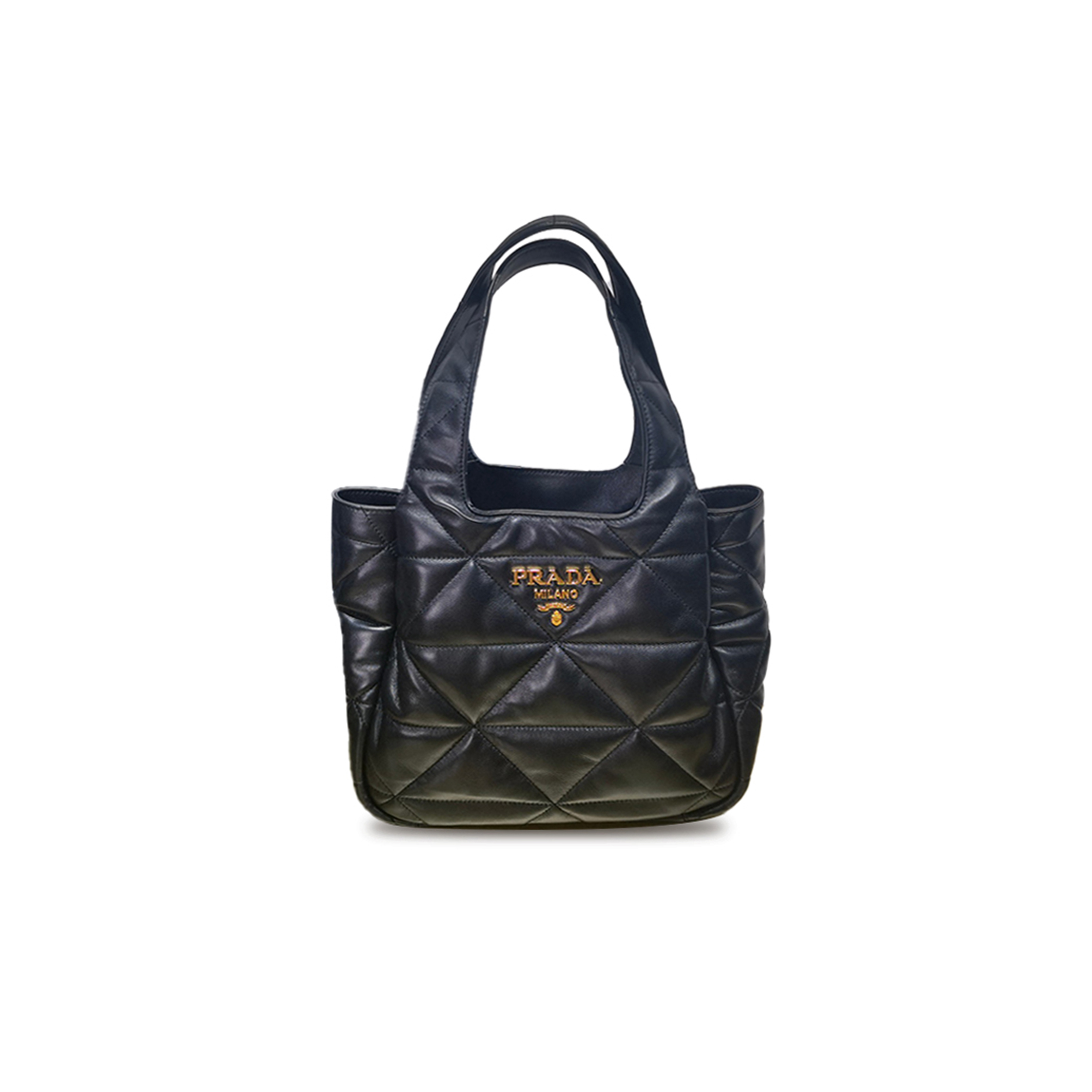 PRADA QUILTED LEATHER TOP HANDLE BAG 1BG450 (31*27*13cm) 